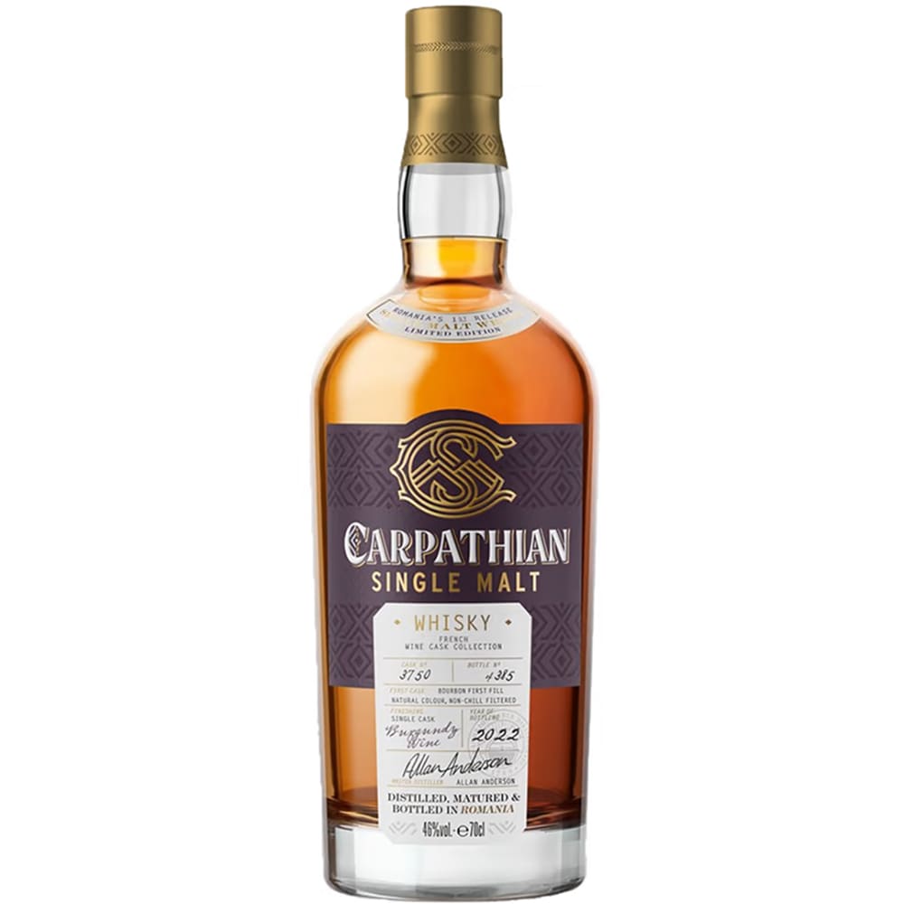 Whisky Carpathian Burgundy, 0.7L