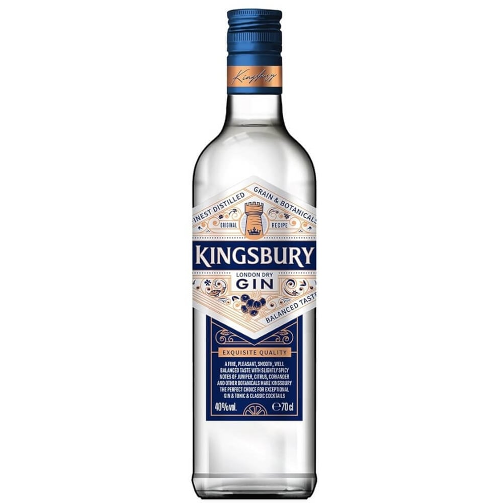 Set Gin Kingsbury, 0.7L + 1 pahar