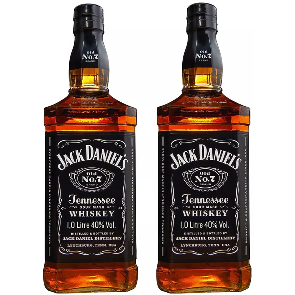 Whisky Jack Daniel's Black Label 2 sticle x 1L + Whisky Jack Daniel's Gentleman Jack, 0.2L