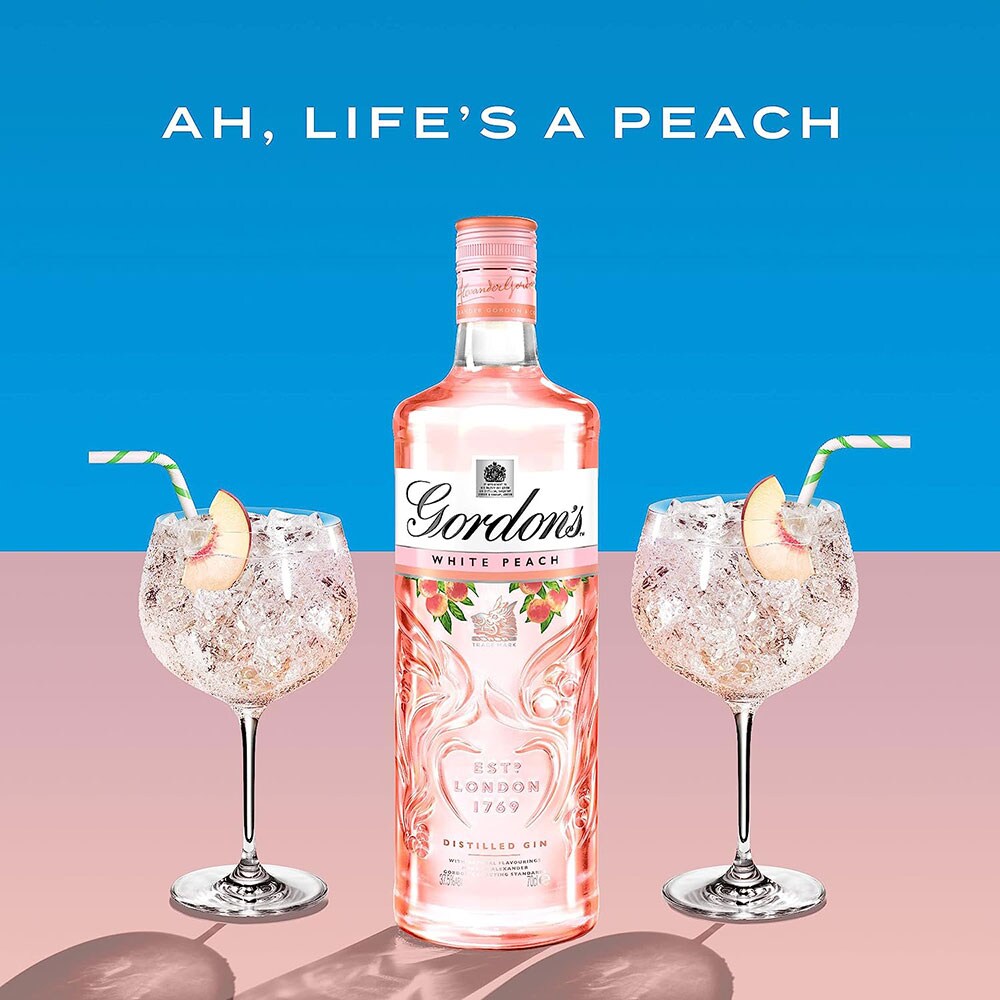 Gin Gordon's White Peach, 0.7L
