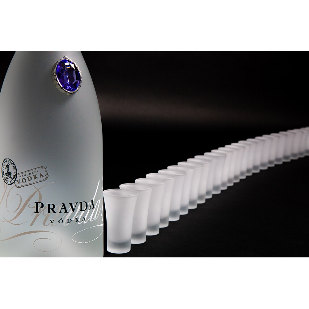 Set Vodka Pravda Iced + 2 pahare