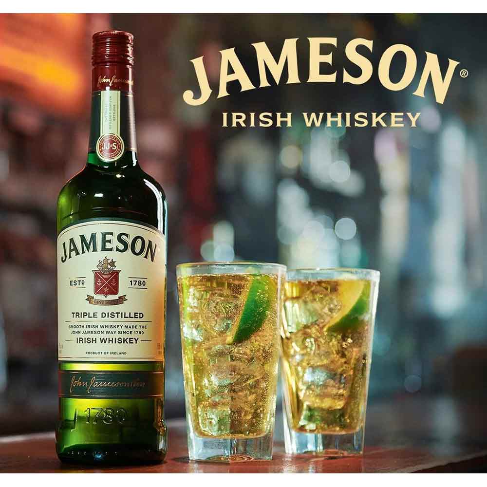 Whisky Jameson Irish, 0.7L + 2 pahare