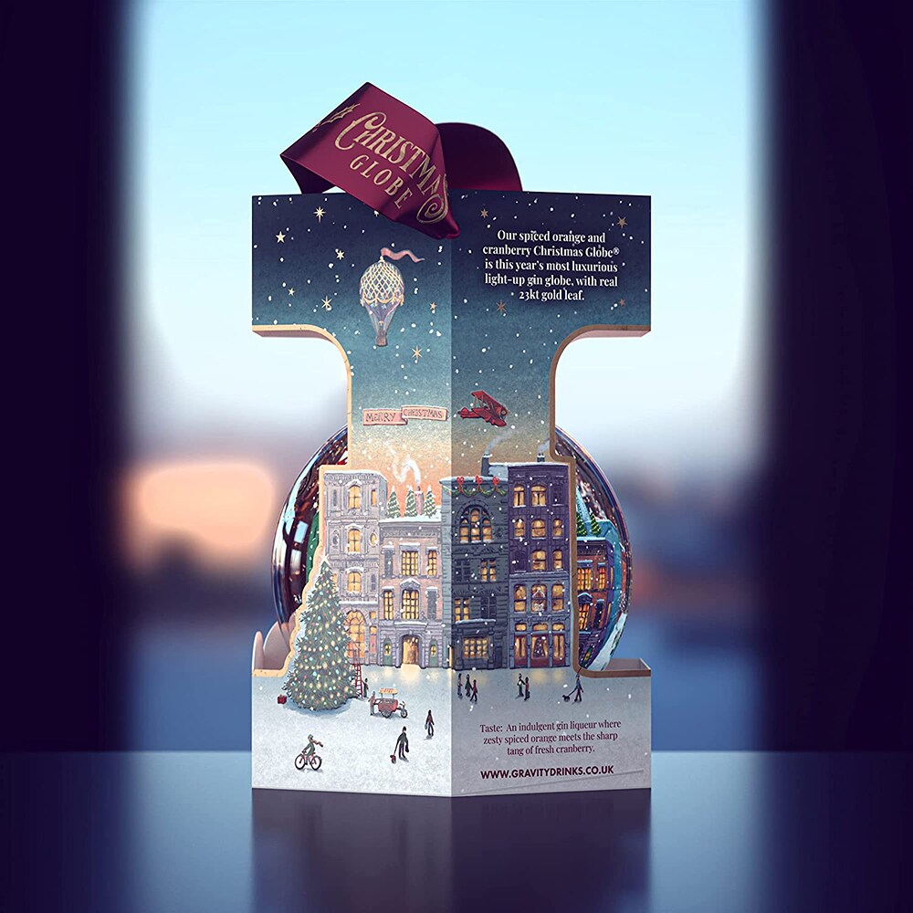 Lichior Christmas Globe Spiced O Cranberry, 0.7L