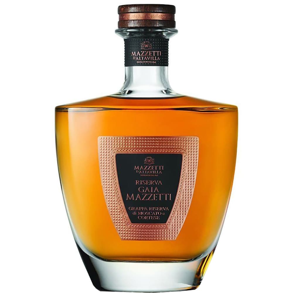Set Grappa Mazzetti Riserva Gaia, 0.7L + 4 pahare