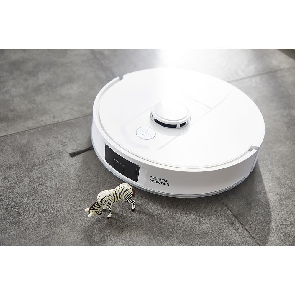 Aspirator robot ROWENTA X-Plorer Serie 140+ RR9177WH, 0.3l, 24V, autonomie max 120 min, alb-albastru