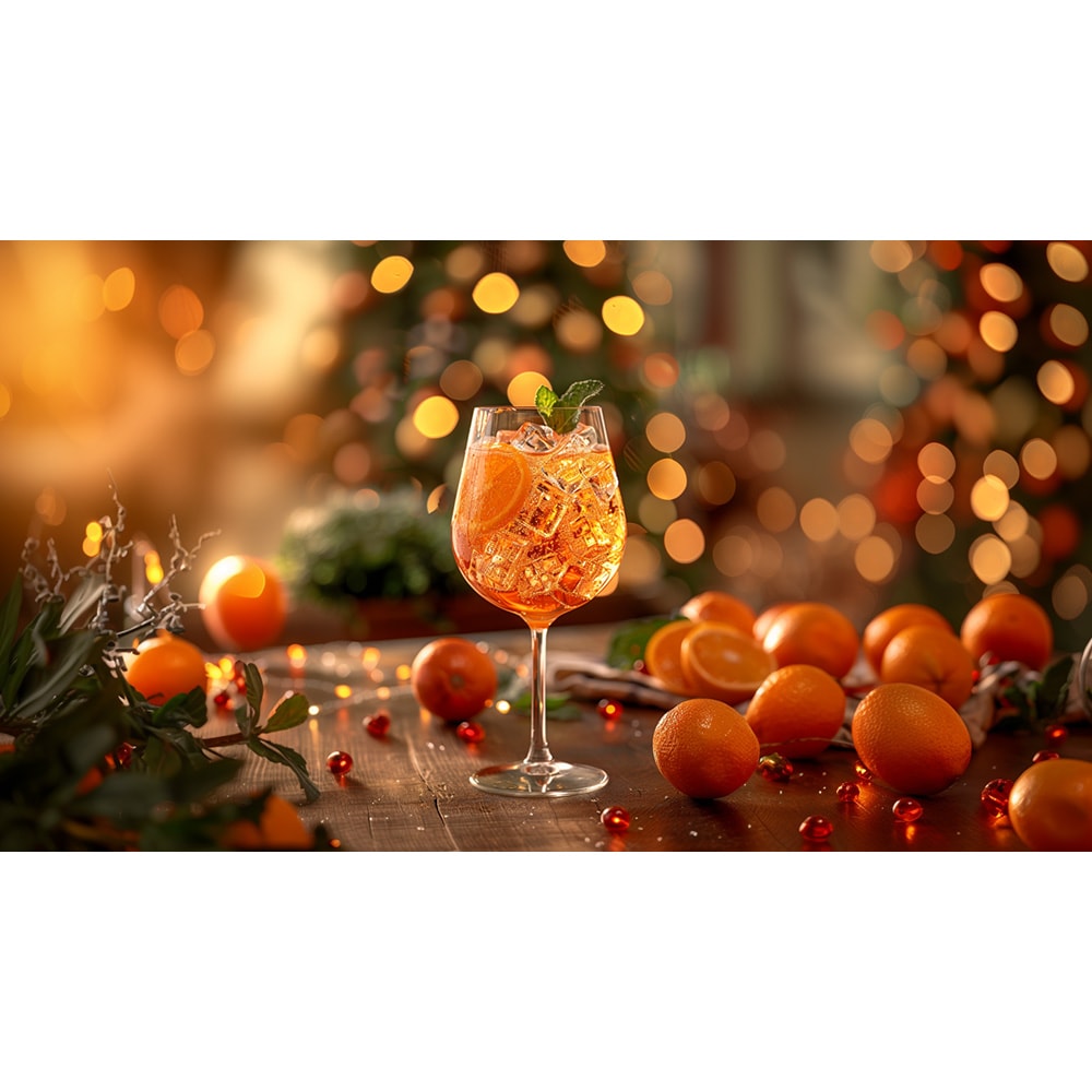 Set Aperitiv Aperol, 0.7L + Vin spumant alb Grande Vento, 0.75L