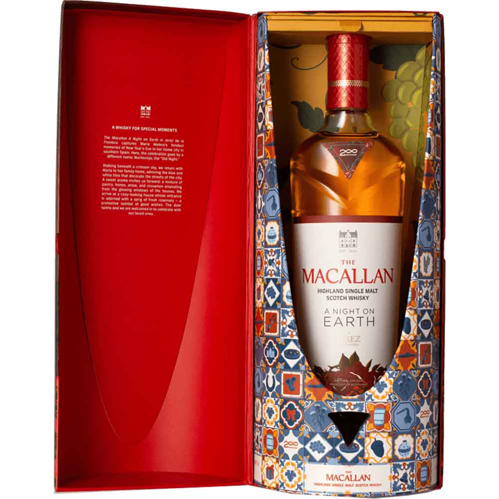 Whisky Macallan Editie Limitata A Night on Earth 2025, 0.7L