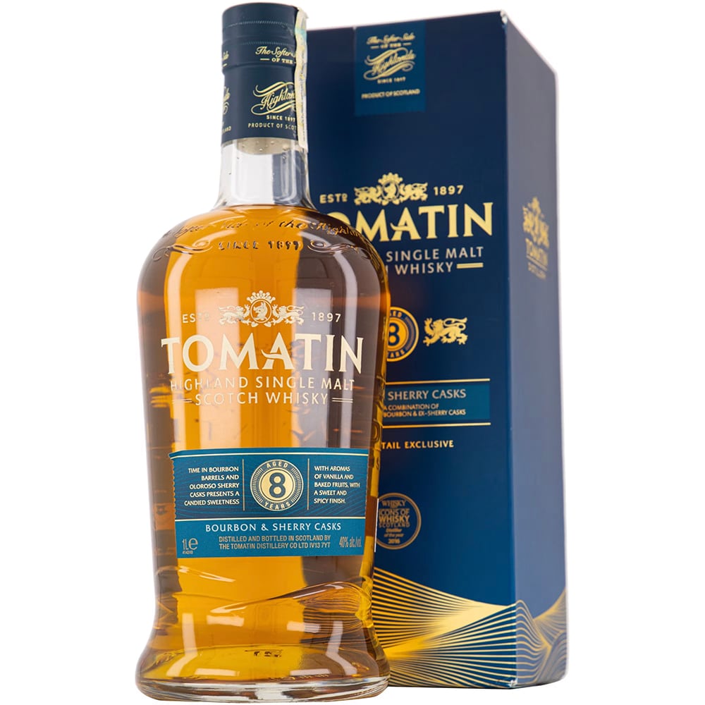 Whisky Tomatin 8YO, 1L