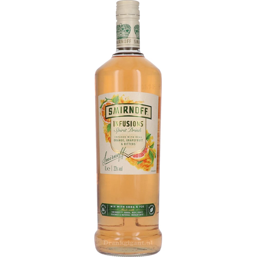 Vodka Smirnoff Infusions Orange, 1L