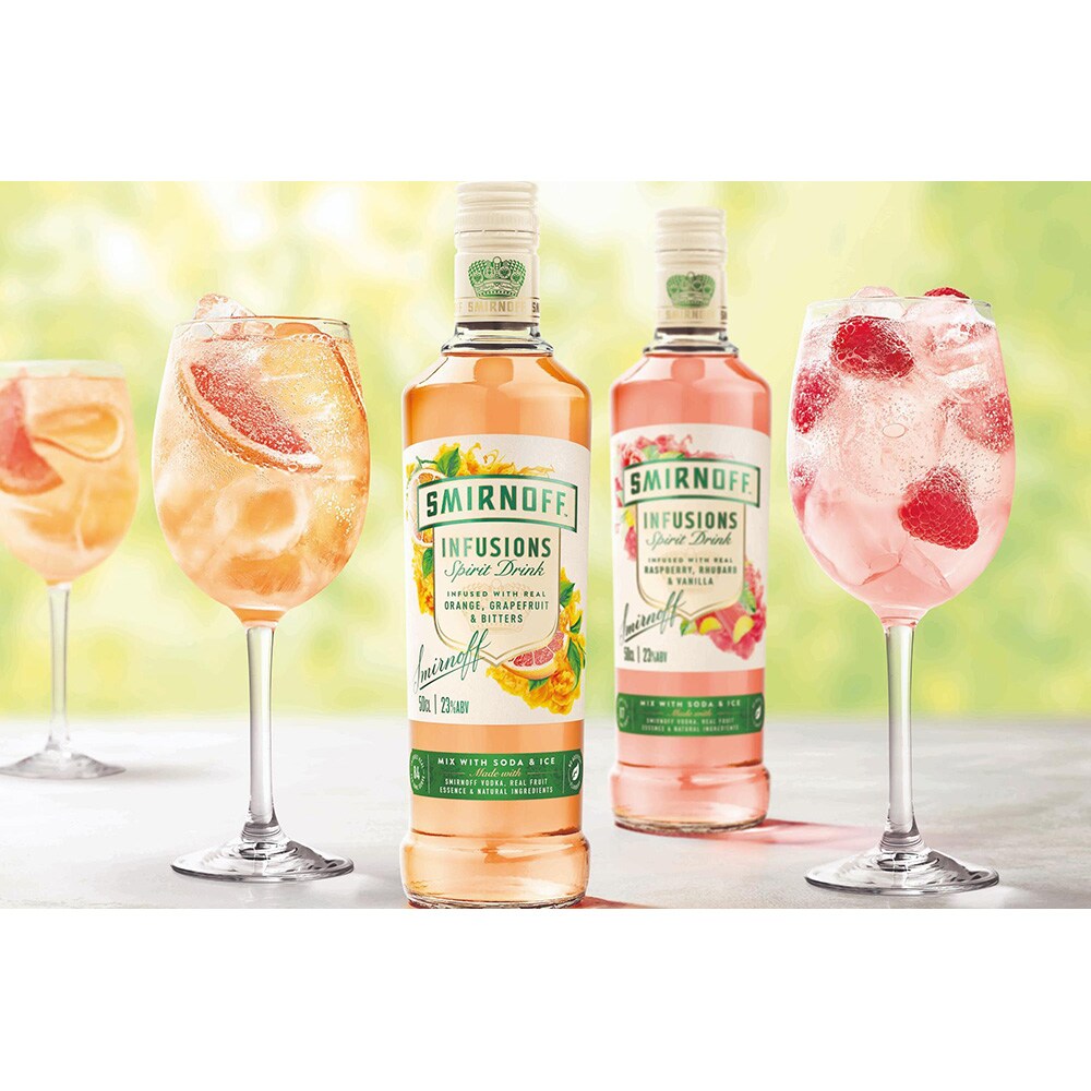 Vodka Smirnoff Infusions Raspberry ,1L