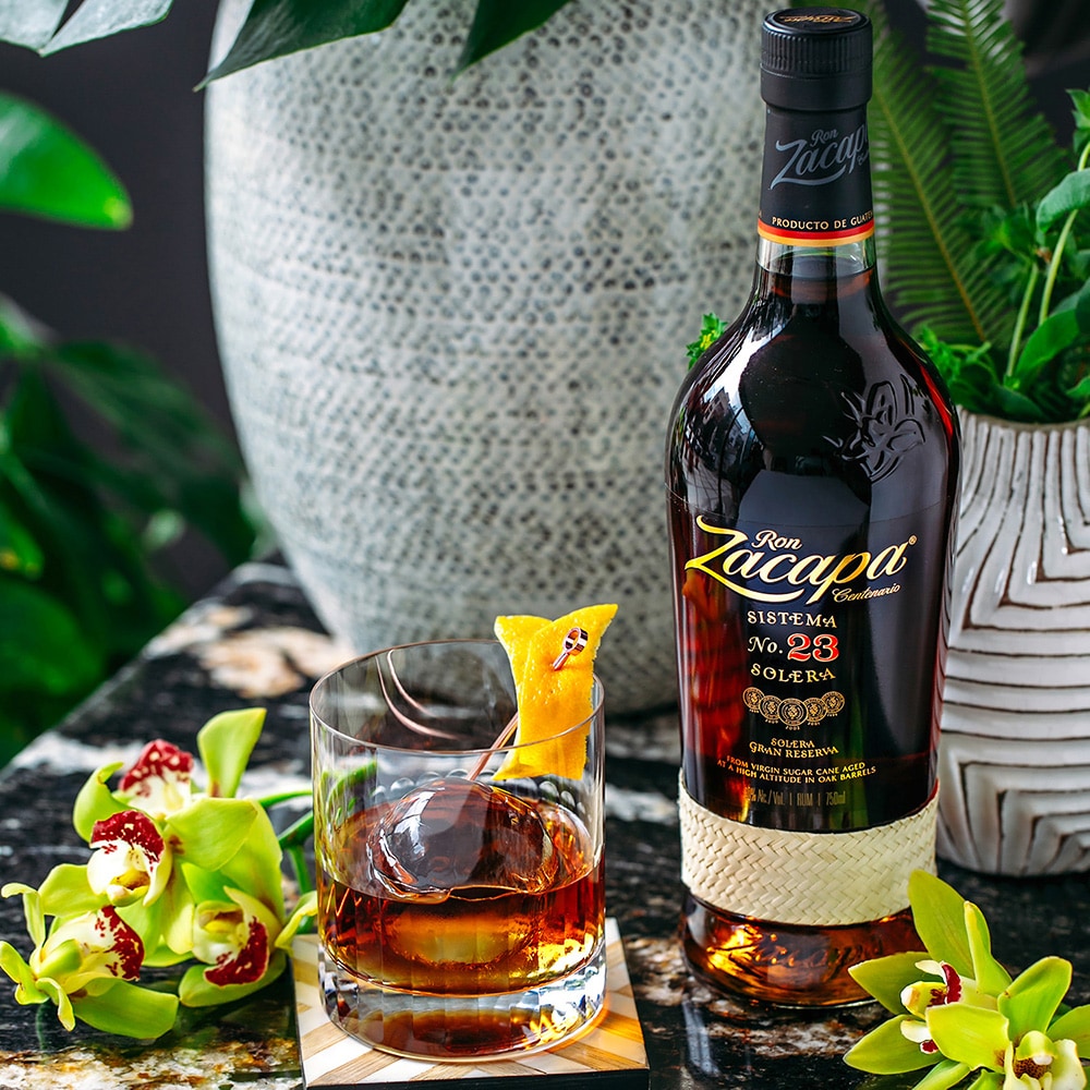 Set Rom Zacapa Centenario 23YO Sistema Solera G.r, 0.7L + 2 pahare
