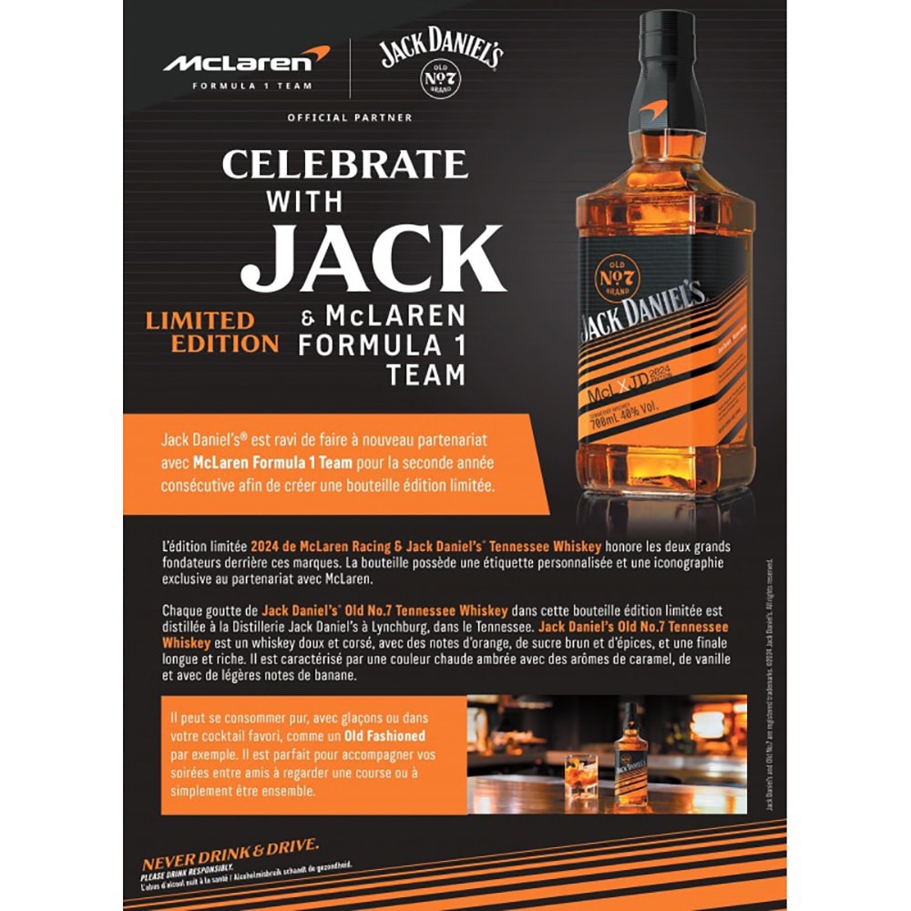 Whisky Jack Daniel's McLaren Edition 2024, 0.7L