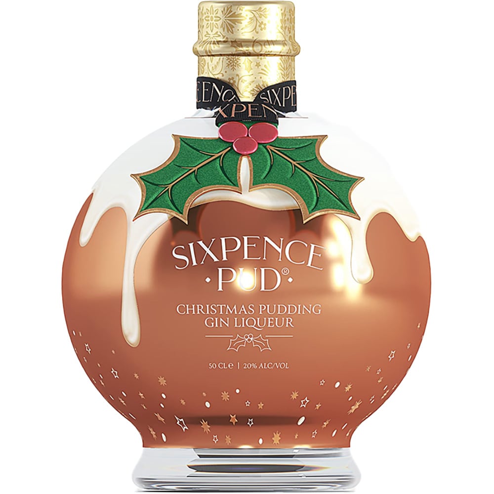 Lichior Glob Craciun Sixpence Pud, 0.5L