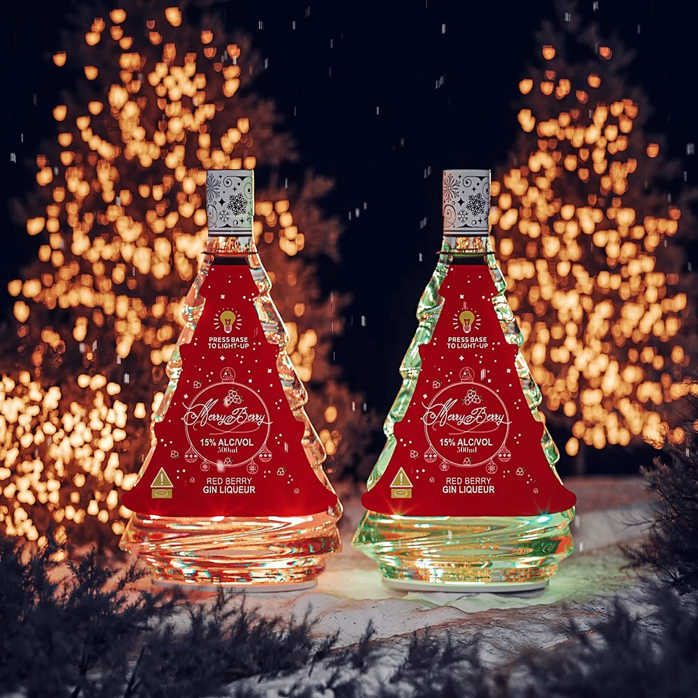 Lichior Brad Craciun Merry Berry, 0.5L