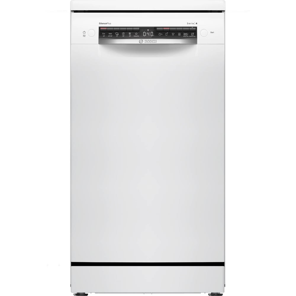 Masina de spalat vase independenta BOSCH SPS4HMW13E, 10 seturi, 6 programe, 45 cm, Clasa D, Wi-Fi, alb