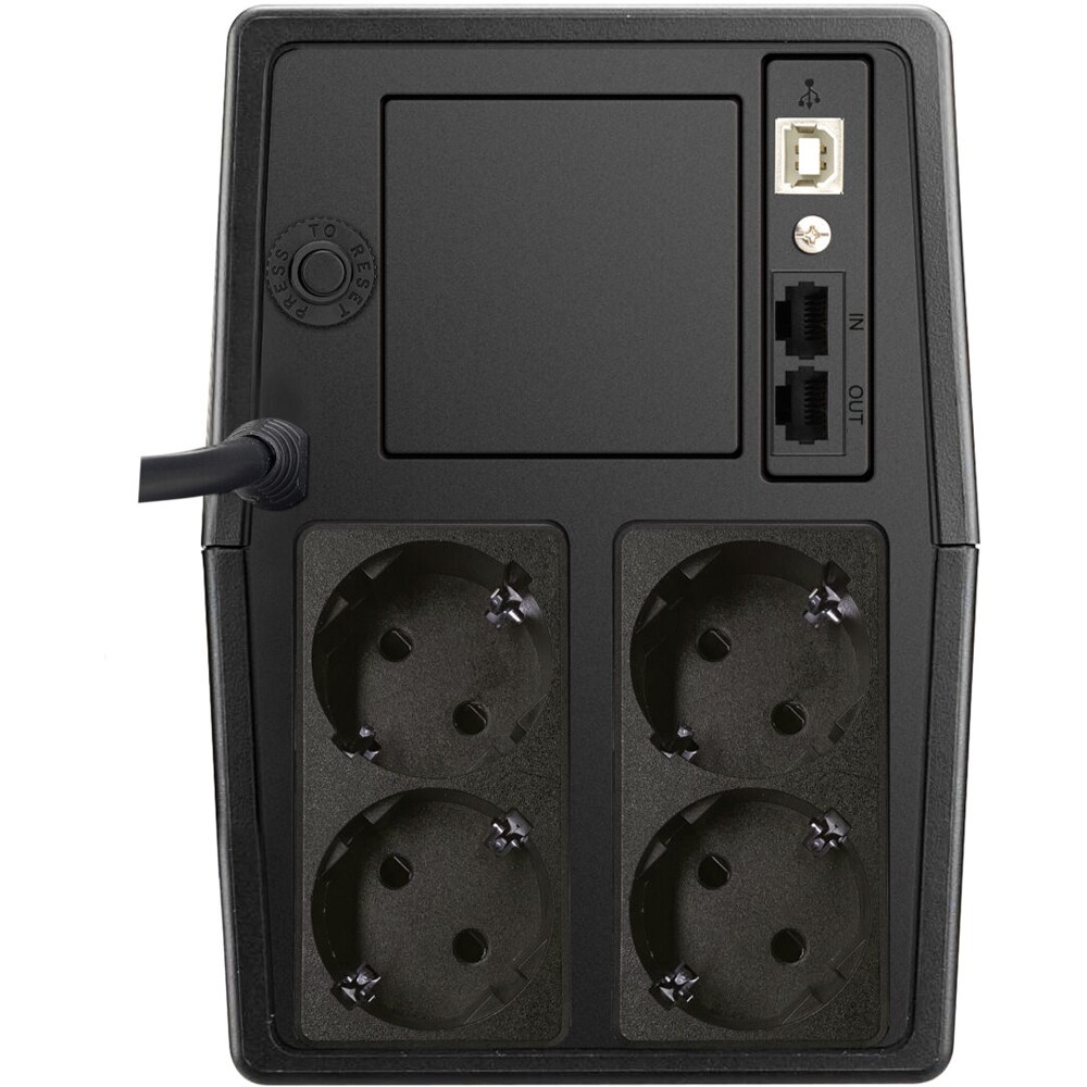 Unitate UPS SPACER SPUP-1000D-LIT01, 1000VA, AVR, Schuko