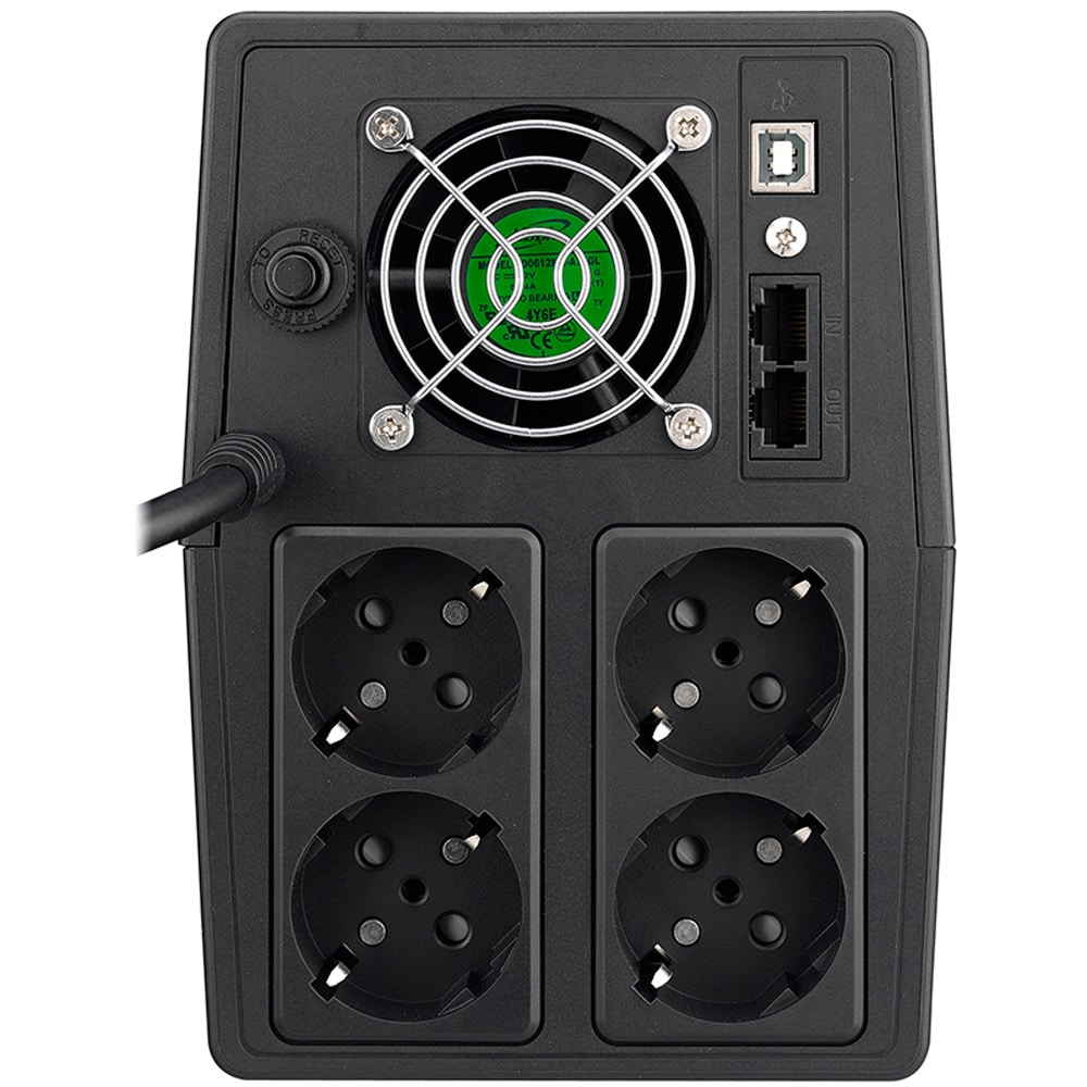 Unitate UPS SPACER SPUP-2000D-LIT01, 2000VA, AVR, Schuko