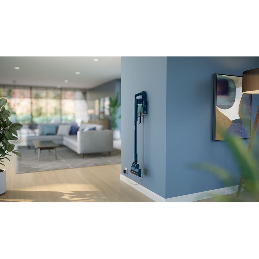 Aspirator vertical PHILIPS Seria 5000 XC5141/01, 0.27l, 25.2V, autonomie max 60 min, mod Aqua, albastru inchis-negru