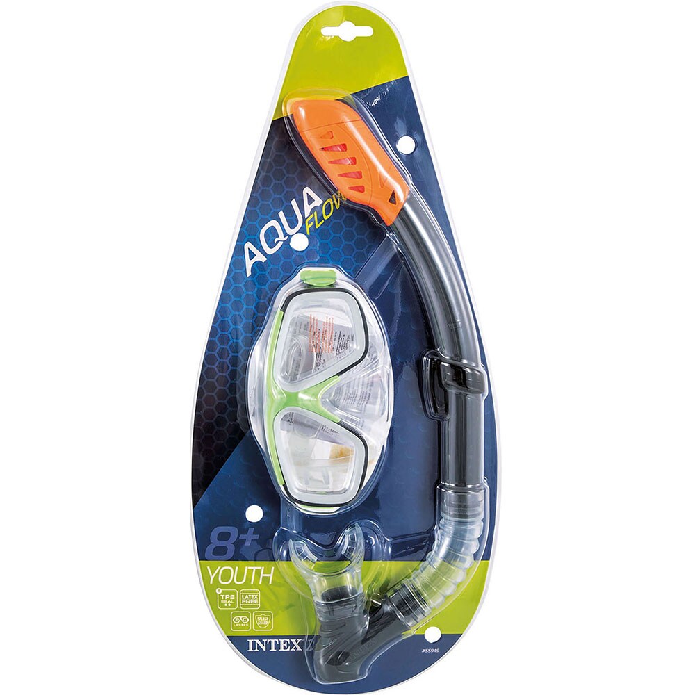 Set snorkeling INTEX Surf Rider 55949, verde-gri