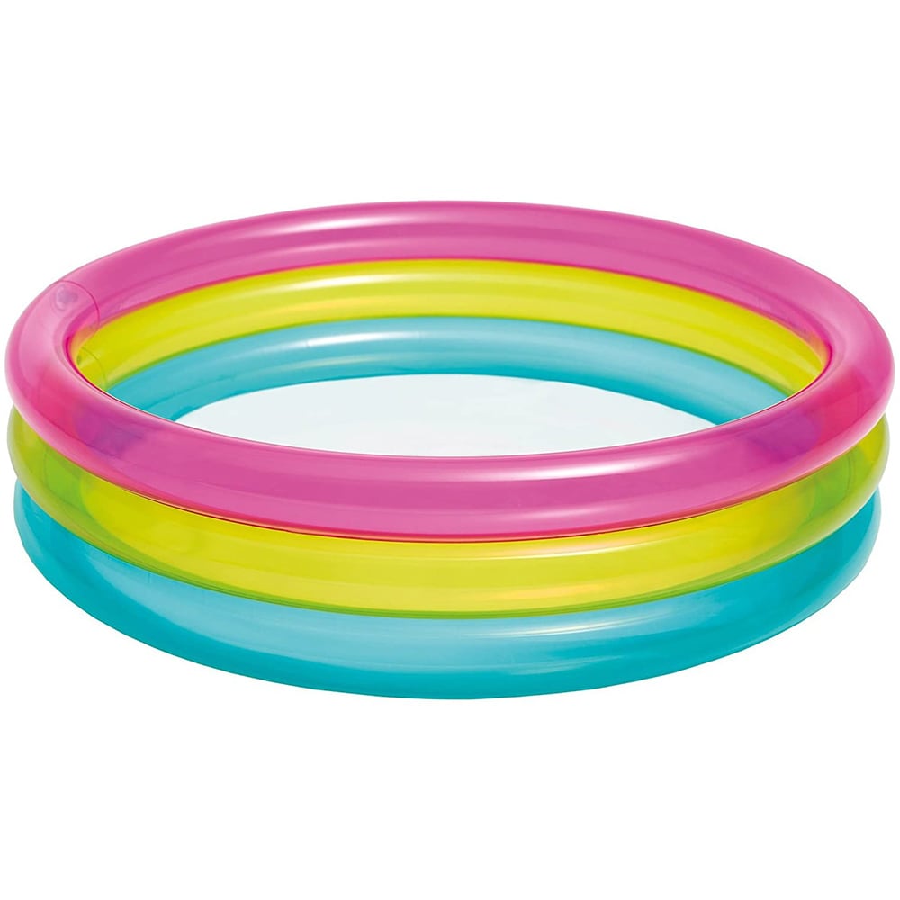 Piscina gonflabila INTEX Rainbow, 86 x 25 cm, multicolor