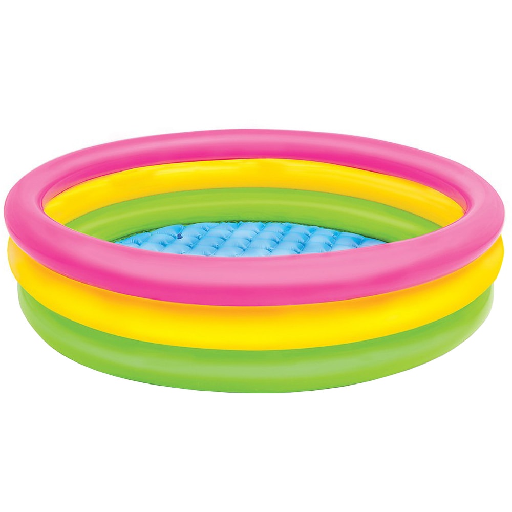 Piscina gonflabila INTEX Sunset Glow, 114 x 25 cm, multicolor