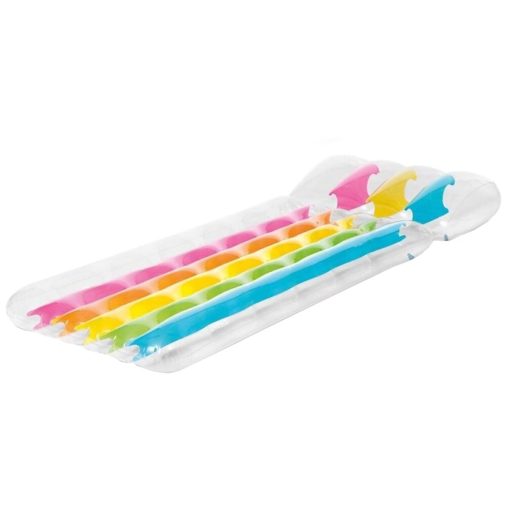 Saltea gonflabila INTEX Rainbow 58724EU, 203 x 84 cm, multicolor