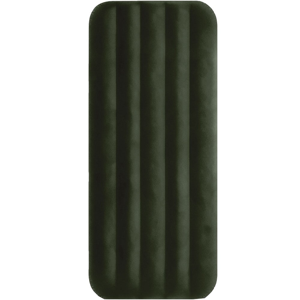 Saltea gonflabila camping INTEX Prestige Downy Twin Dura-Beam, 191 x 76, verde-gri