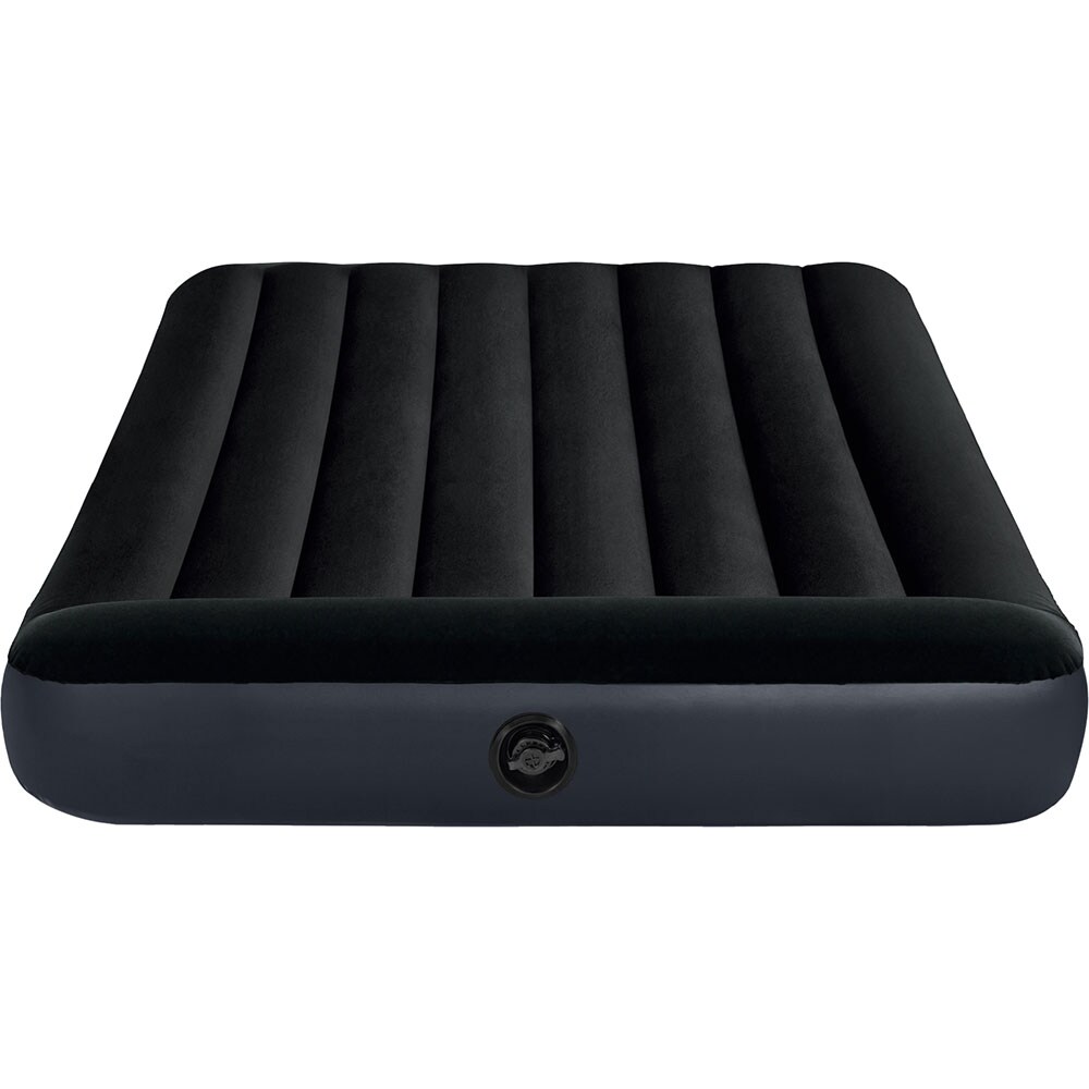 Saltea gonflabila camping INTEX Full Dura Beam, 191 x 137 cm, negru