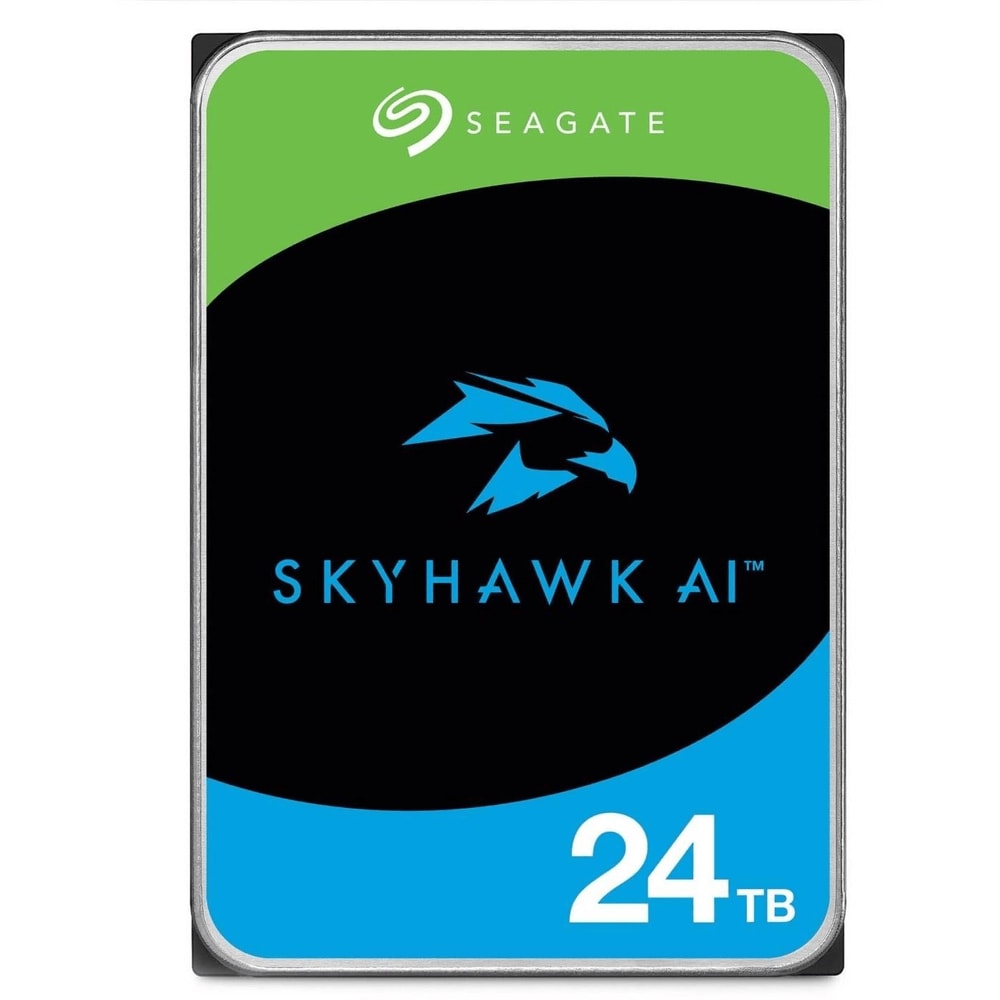 Hard Disk SEAGATE SkyHawk AI Surveillance, 24TB, 7200RPM, SATA3, 512MB, ST24000VE002