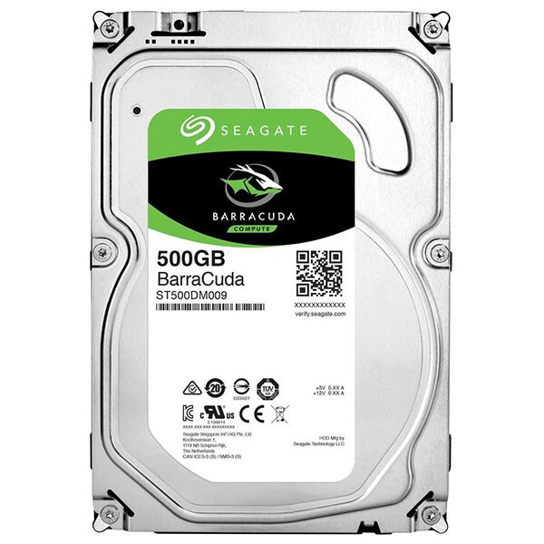 Hard Disk desktop SEAGATE BarraCuda, 500GB, 7200RPM, SATA3, 32MB, ST500DM009