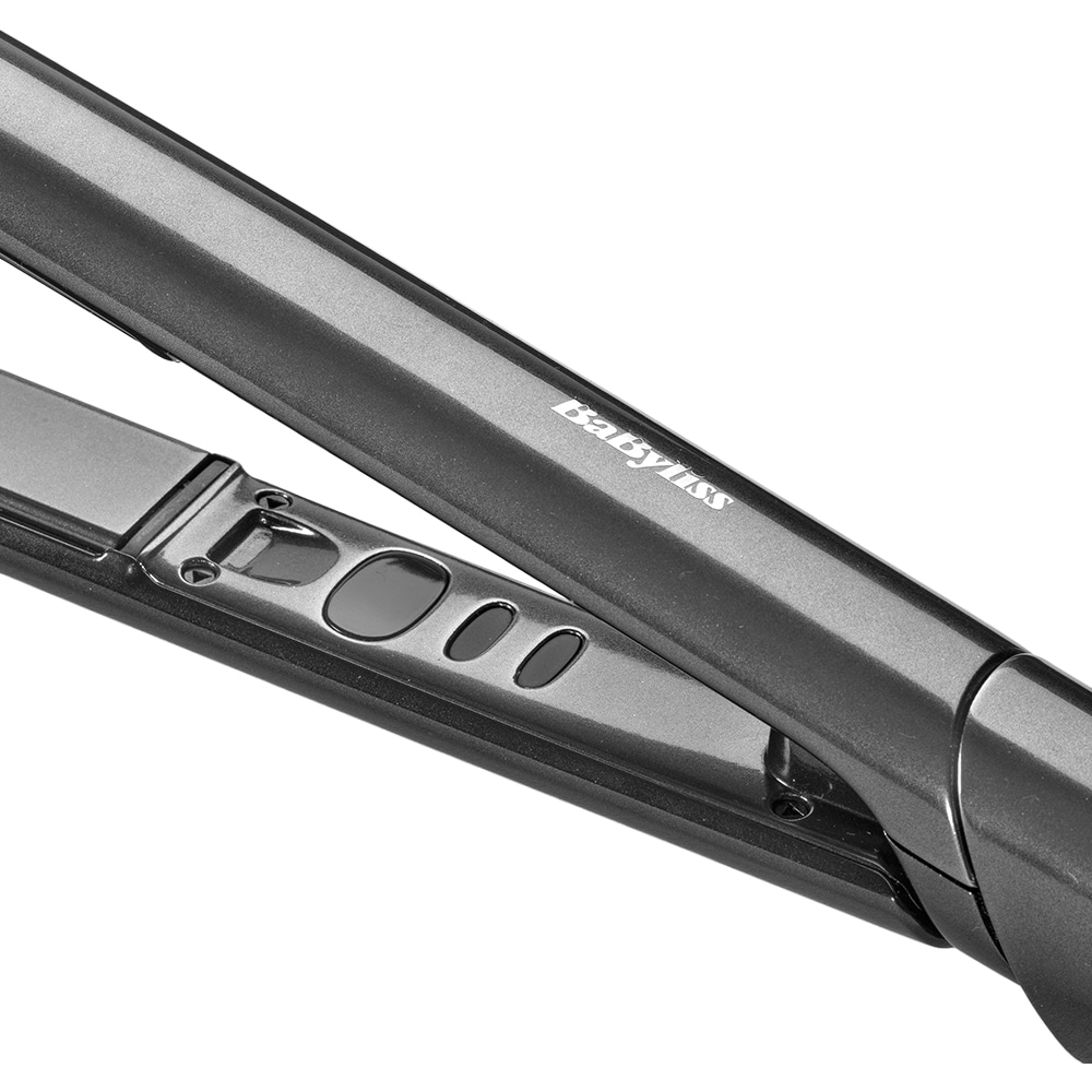 Placa de indreptat parul BABYLISS Titanium Shine ST620E, 230 grade, negru