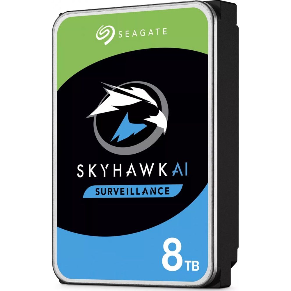 Hard Disk SEAGATE SkyHawk AI Surveillance, 8TB, 7200RPM, SATA3, 256MB, ST8000VE001