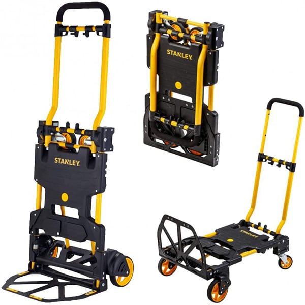 Carucior tip platforma STANLEY SXWTD-FT585, 4 roti, otel
