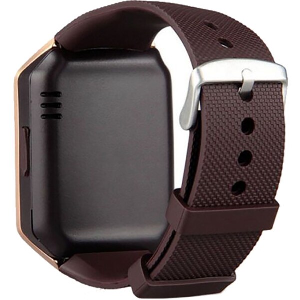 Smartwatch STAR Rush Auriu Si Curea Silicon Maro , SIM