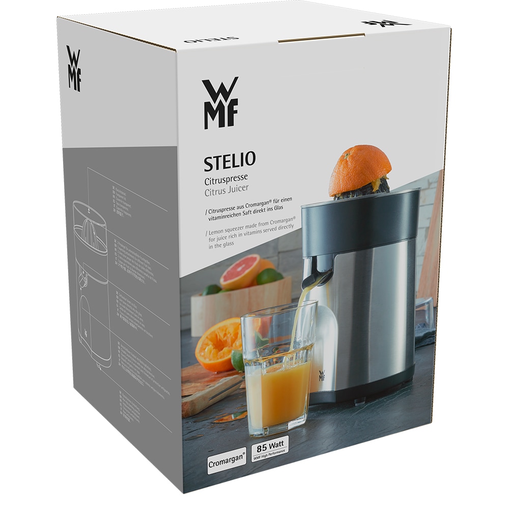 Storcator citrice WMF Stelio 416030012, 85W, argintiu-negru