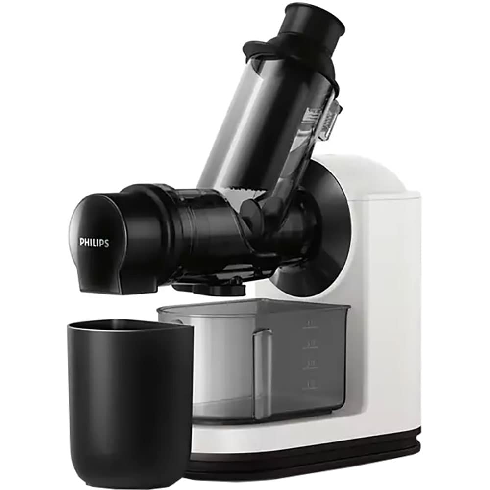 Storcator fructe si legume PHILIPS Viva Collection HR1887/80,1l, 150W, 1 treapta viteza, alb - negru