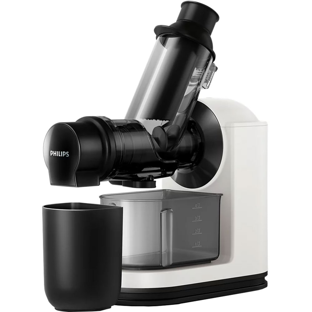 Storcator fructe si legume PHILIPS Viva Collection HR1887/80,1l, 150W, 1 treapta viteza, alb - negru