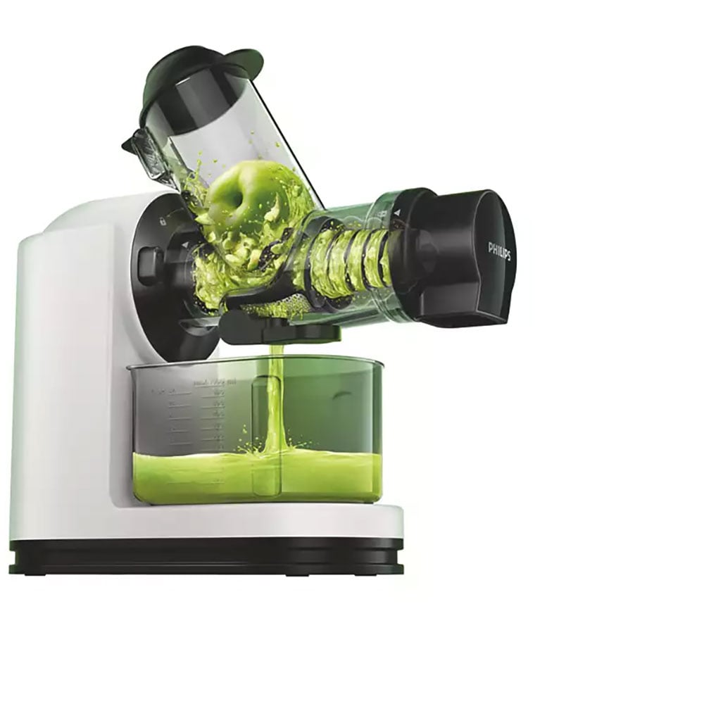 Storcator fructe si legume PHILIPS Viva Collection HR1887/80,1l, 150W, 1 treapta viteza, alb - negru