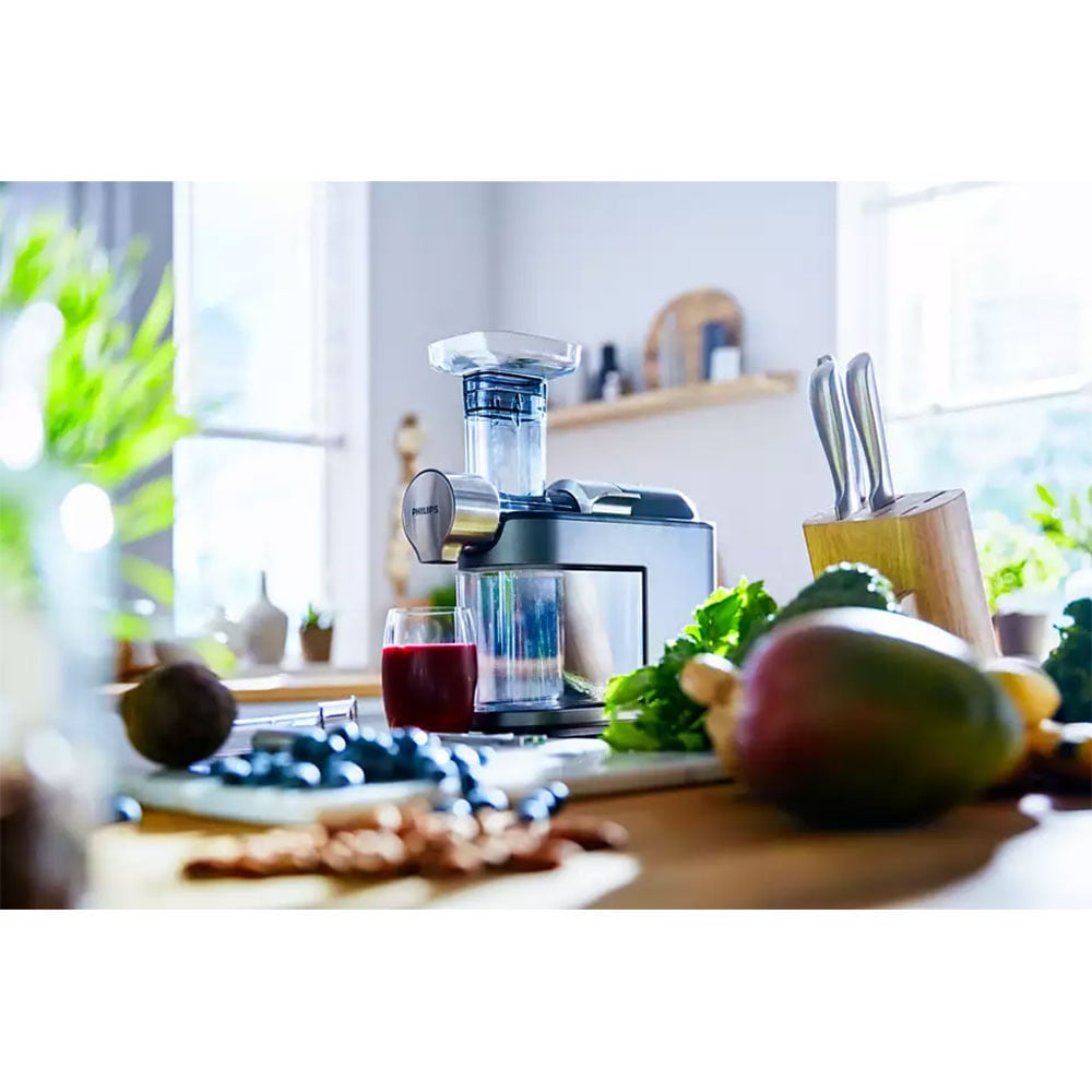 Storcator fructe si legume PHILIPS Avance Collection HR1945/80, 1l, 200W, alb - gri 