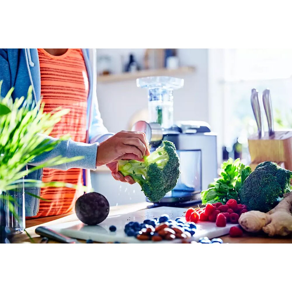 Storcator fructe si legume PHILIPS Avance Collection HR1945/80, 1l, 200W, alb - gri 