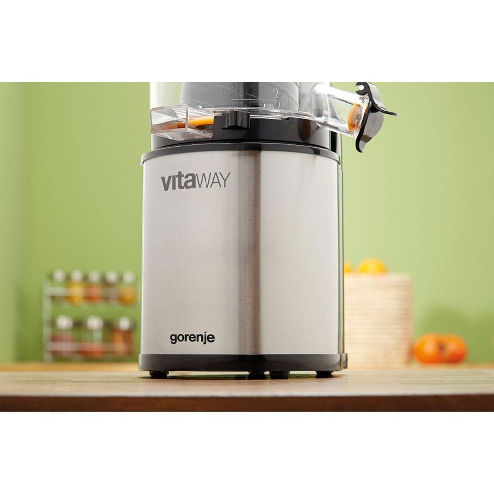 Storcator fructe si legume GORENJE JC4800VWY, 0.6, 200W, 1 treapta viteza argintiu-negru