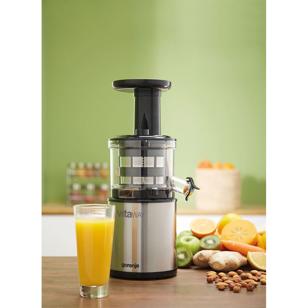 Storcator fructe si legume GORENJE JC4800VWY, 0.6, 200W, 1 treapta viteza argintiu-negru