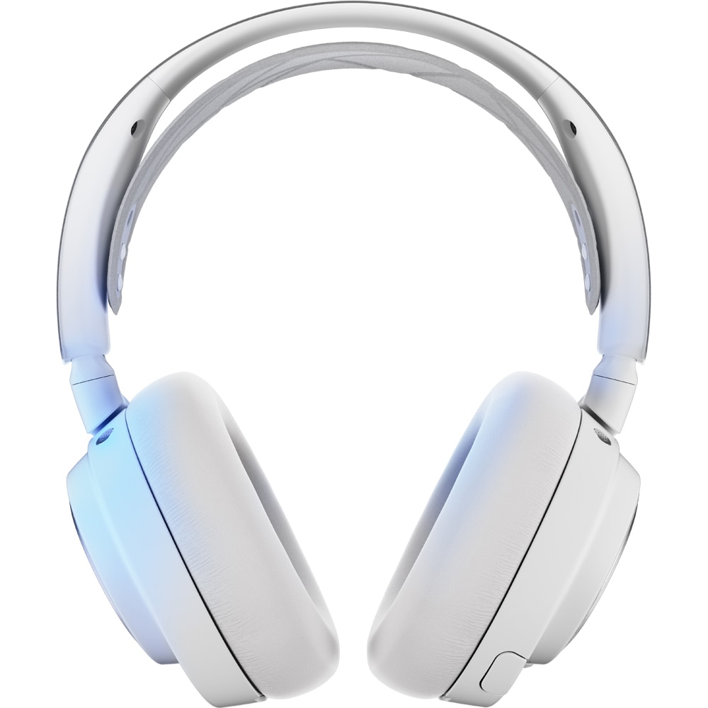 Casti Gaming Wireless STEELSERIES Arctis Nova Pro P Wireless, Spatial Audio, multiplatforma, alb