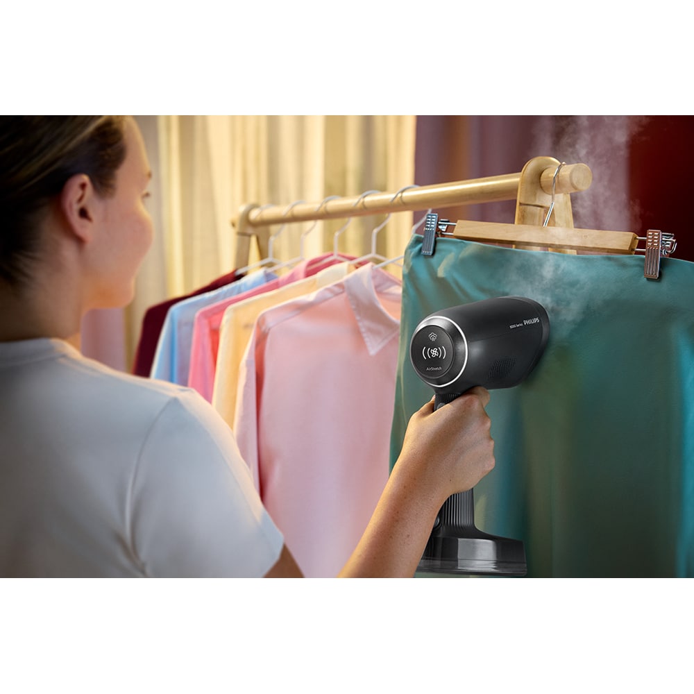 Aparat de calcat vertical PHILIPS Seria 8000 STH8040/80, 1500W, 0.2l, gri antracit