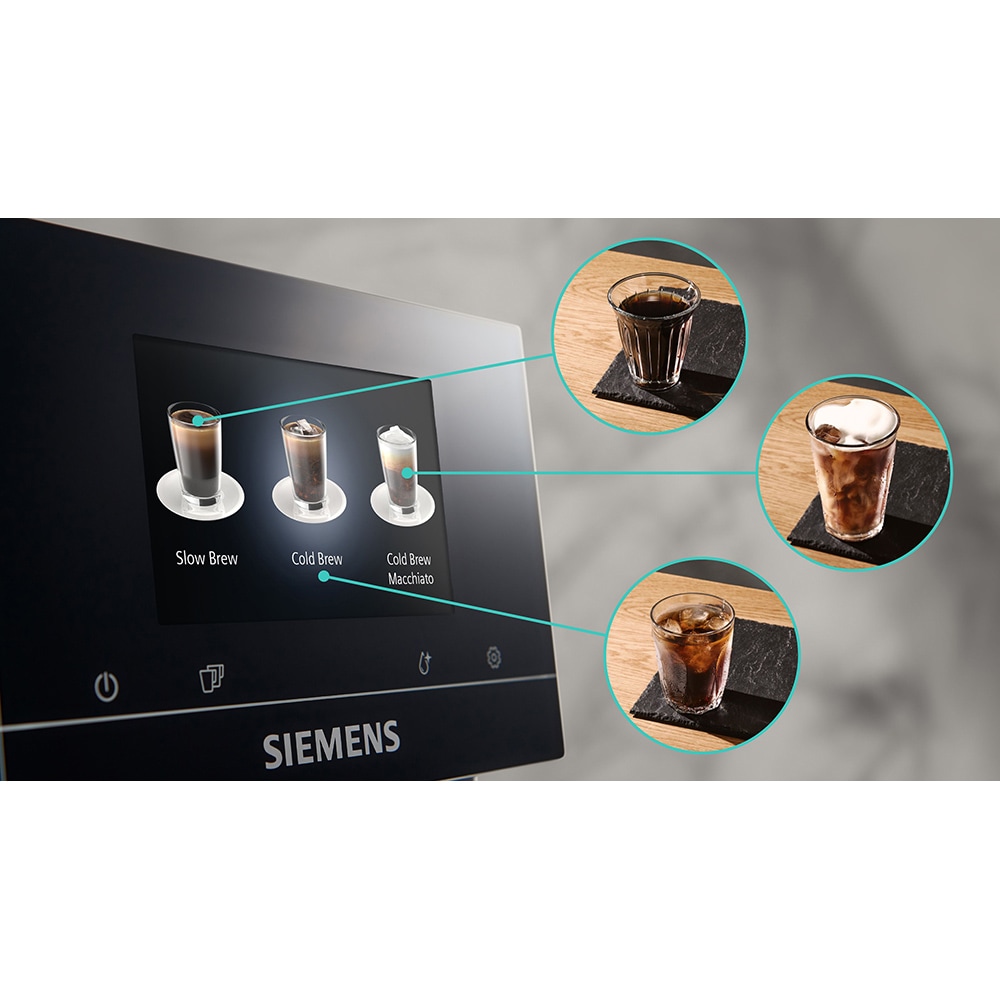 Espressor automat SIEMENS EQ700 TQ717R03, 2.4l, 1500W, 19 bar, negru