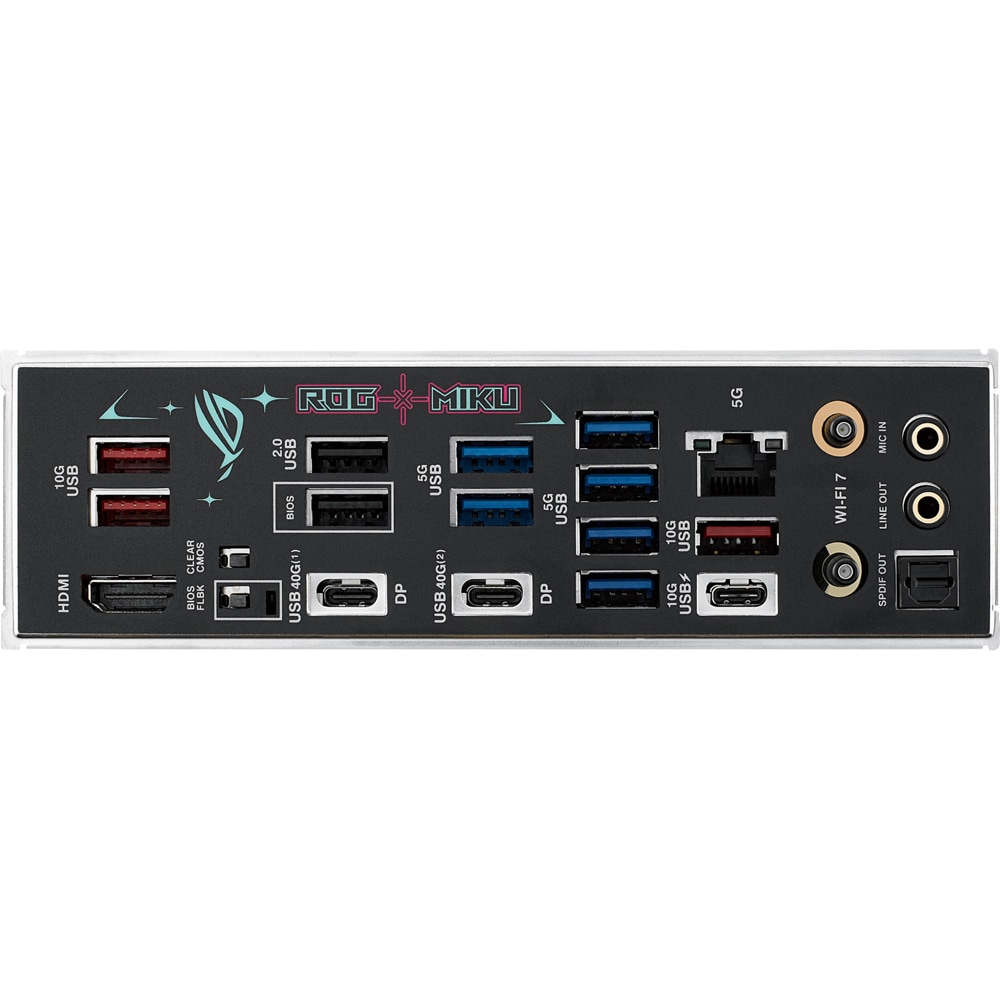 Placa de baza ASUS ROG Strix X870E-H Gaming WIFI7 Hatsune Miku Edition, Socket AM5, ATX, Wi-Fi