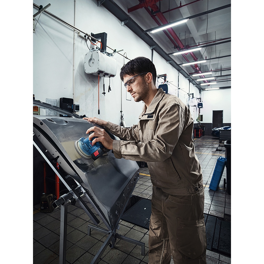 Masina de slefuit cu excentric BOSCH PROFESSIONAL GEX 185-LI, 18V, 125mm, albastru