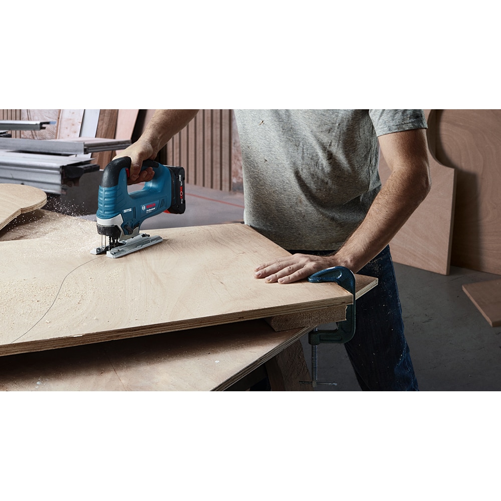 Fierastrau pendular BOSCH PROFESSIONAL GST 185-LI, 125mm, albastru