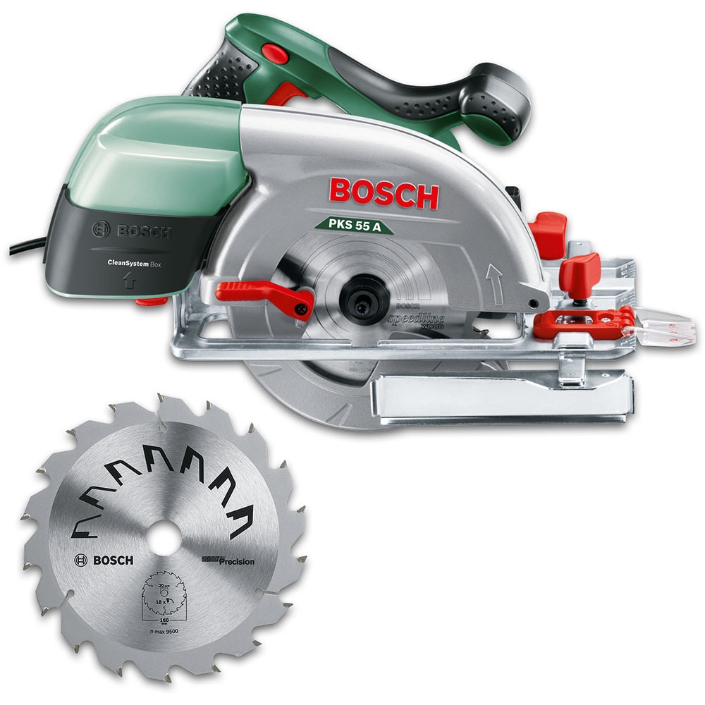 Fierastrau circular BOSCH PKS 55, 1200W, 5600rpm