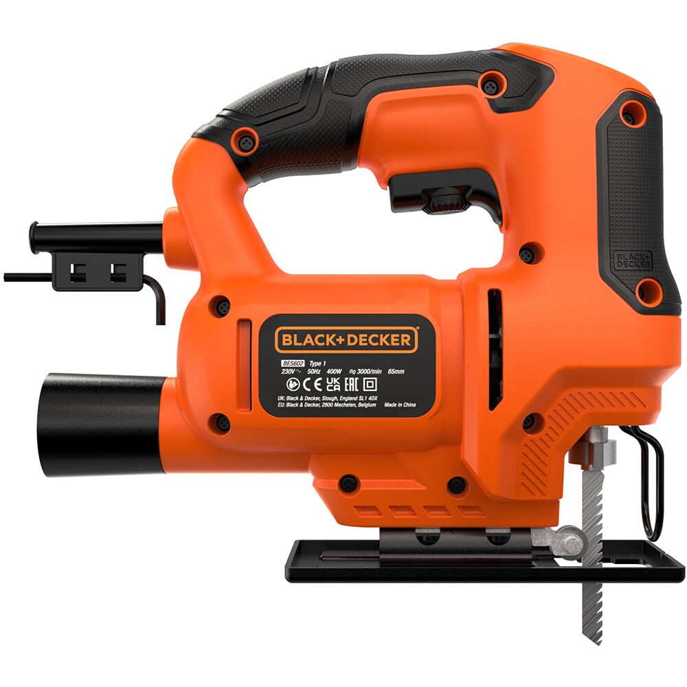 Fierastrau pendular BLACK+DECKER BES603A6-QS, 400W, 3000rpm, adancime 65mm, 6 panze